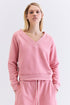 BLUSA DECOTE V ROSA